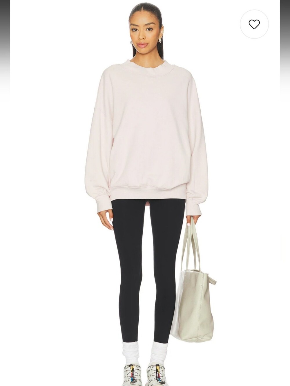 NWT Free People x We The Free Palm Springs Turtleneck In Mauve Chalk-Size Medium